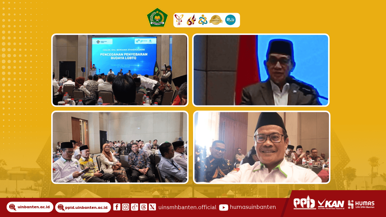 Rektor UIN Banten Hadiri Kegiatan Stakeholders Kemenag, Bahas Upaya Pencegahan LGBTQ