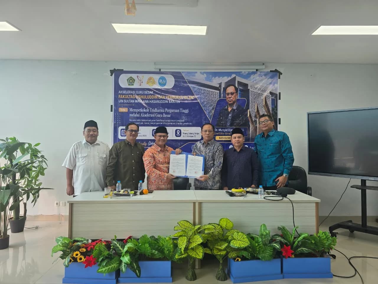 Kegiatan Akselerasi Guru Besar dan Tata Kelola Jurnal FUSPI UIN Banten